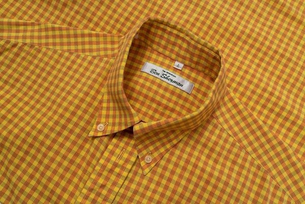 Men Ben Sherman Shirt Coral Cotton 4XL