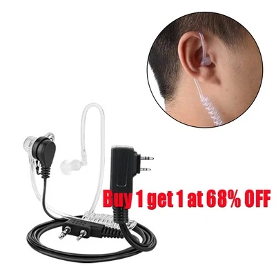 2Pin Security Earpiece Headset for Baofeng Motorola Kenwood Radio Walkie Talkie