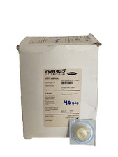 (40) Filtros de jeringa de filtración de muestra VWR 25 mm membrana CA 0,2um 28145-477