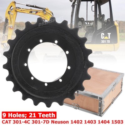 Fit CAT 301-4C 301-7D Neuson 1402 1403 1404 1503 Drive Sprocket 9 Holes 21 Teeth