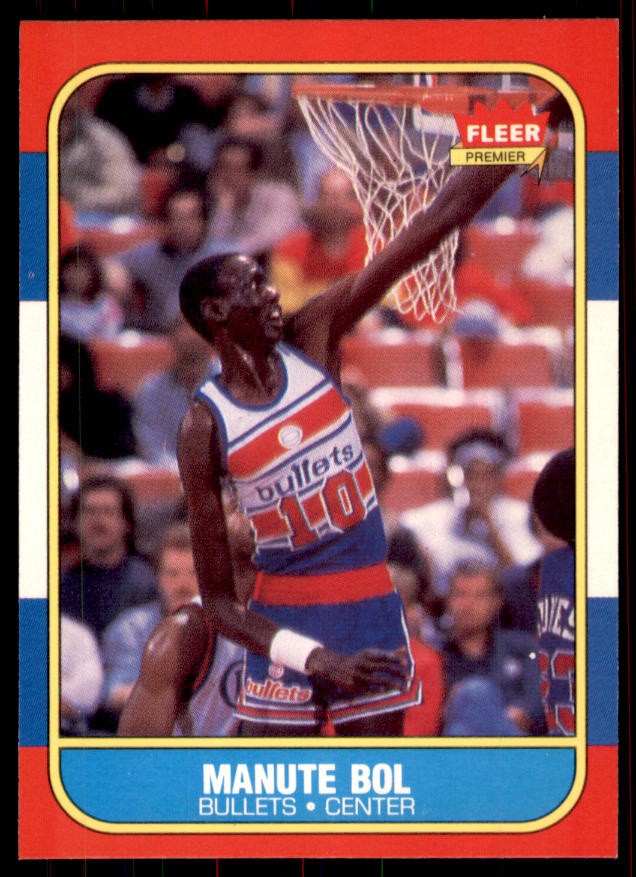 1986-87 Fleer #12 Manute Bol RC