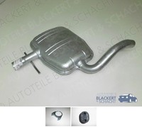 Imasaf Auspuff Mitteltopf für VW Golf III + Cabriolet Golf IV Cabriolet Vento