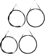 2Pair Black Bike Brake Cable, Front and Rear Brake Cable, Bike Brake Wire Set fo