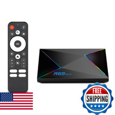 Android TV Box 14.0,R69PLUS 4GB RAM 32GB ROM Android 14 Box,CPU Allwinner H728