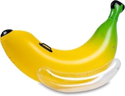 Banana Inflatable Pool Float Kids Ride On Raft Beach Lake Party Float