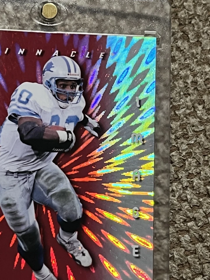 BARRY SANDERS 📈SSP LIJADORAS VARIANTE ROJA ULTRA RARAS🐐🔥Grado IT👀💎💯💴 Foto 4 de 4