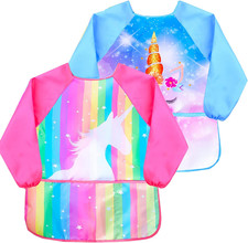 Art Smock for Kids Waterproof Artist Painting Smocks Toddler Painting Apron