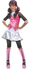 Japan NEW Monster High Draculaura Kids Costume Girls 100cm-120cm 884787S