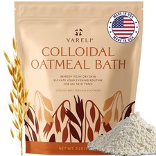 Colloidal Oatmeal, 2lb 32oz , Bath Powder for Relief of Dry Itchy Skin Due t...