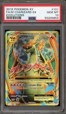 Pokemon M Charizard EX XY Evolutions Full Art #101 PSA 10 Gem Mint