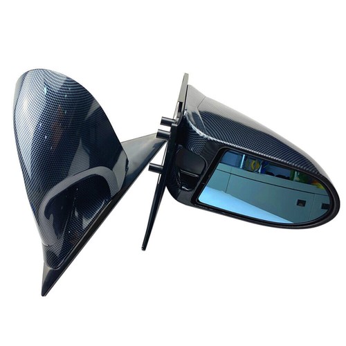 Carbon Fiber Manual Adjustable Side Mirrors For Honda Civic EG 2DR Sport 92-95 - Picture 3 of 12
