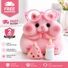 Share Taba Squishy Hamster Toy, Cute Squishy Hamster Fidget Toy, Realistic Soft