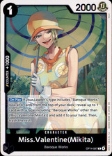 Miss.Valentine(Mikita) Foil R The Azure Sea's Seven OP14-087 NM kou takase 2026