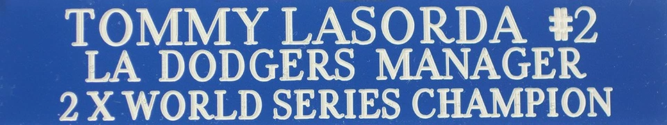 Tom Lasorda Autografiado y Enmarcado White Dodgers Certificado de Autenticidad PSA Foto 4 de 4