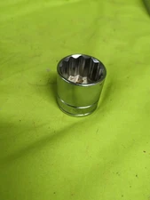 Powerbuilt 1/2 Inch Drive x 1-1/4 Inch 12 Point Shallow Socket 