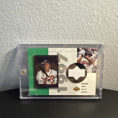 2002 Upper Deck Authentics - Retro Ud Jerseys Andruw Jones #R-AJ /350 (MEM)