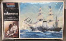 Vintage Monogram 1/150 Scale Susquehanna Ship Plastic Model Kit