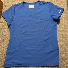 Sketchers by Barco Scrub Top Royal Blue Women's Size Large