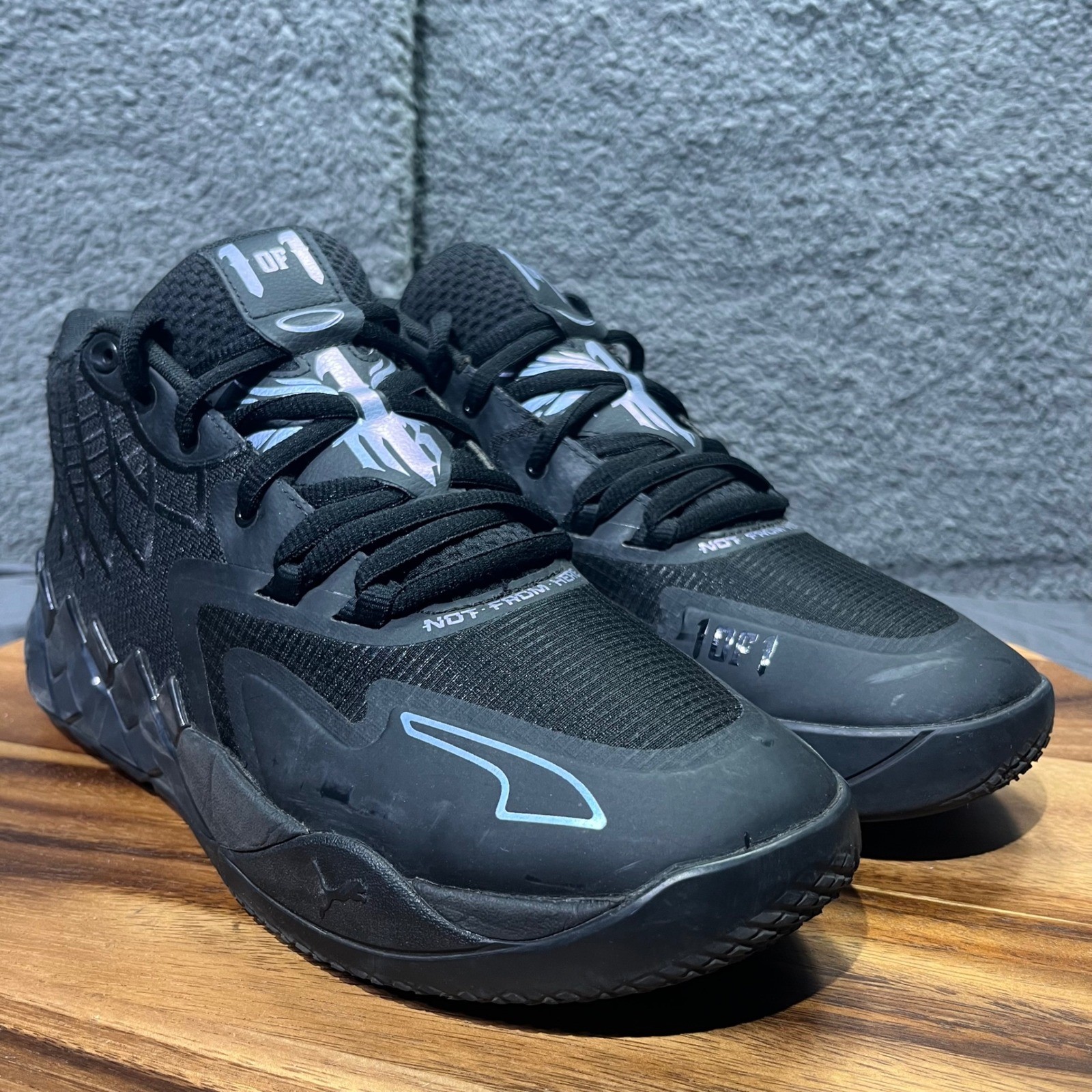 Puma MB.01 Not From Here Black Basketball Shoes Sneakers Lace up Men's Size 11 thumbnail 3