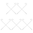  10 Pcs Garden Flower Hook Hooks Hanging Plants Tall Shepherds Small