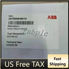 3AFE68646618 ABB SINT4610C Circuit Board Brand New in Box!SINT-4610C