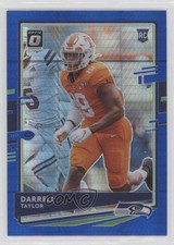 2020 Panini Donruss Optic Rookies Blue Hyper Prizm Darrell Taylor #136 1n0
