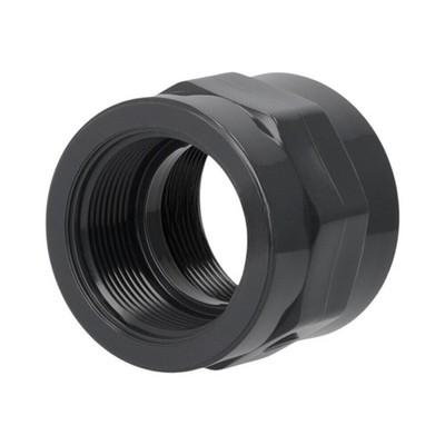 PVC-U Gewindemuffe beidseitig Innengewinde | Gewindemuffe PVC-U für PVC Gewinde