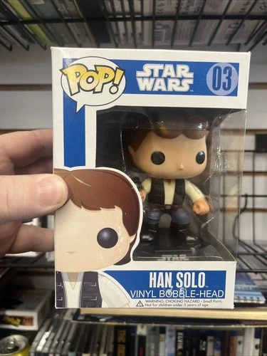 Funko Pop! Vinyl: Star Wars - Han Solo #03 Blue label Damaged Box