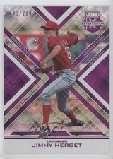 2016 Panini Elite Extra Edition Aspirations Purple 181/200 Jimmy Herget #157 0o9