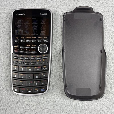 Casio PRIZM fx-CG10 Color Graphing Calculator 3D Black Tested Working
