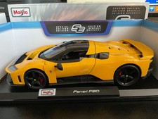 Ferrari F-80 Yellow MAISTO 1:18 Scale Die-Cast Model Car