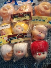 Doll Heads Crafting Core Lot Of 9 All New Westrim Darcie Doll Craftin