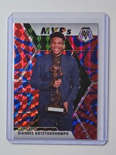 Giannis Antetokounmpo 2019-20 Mosaic MVPs Reactive Blue #297 🔵