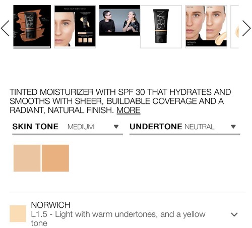 NARS Pure Radiant Tinted Moisturizer SPF 30 *NORWICH Light 1.5 *Authentic!!! - Picture 7 of 11