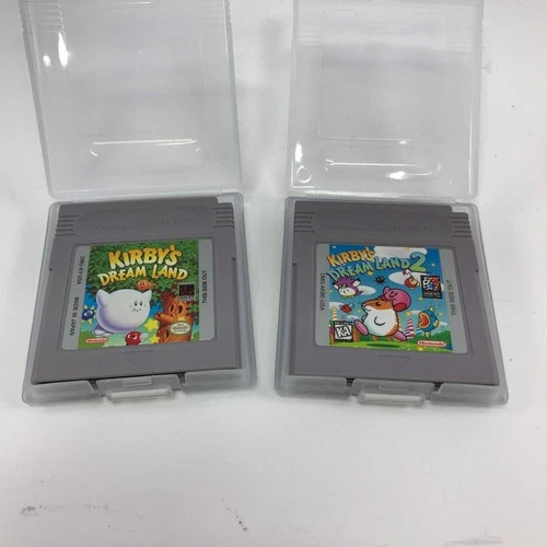 Kirby's Dream Land and Kirby's Dream Land 2 Nintendo Game Boy Cartridge Only
