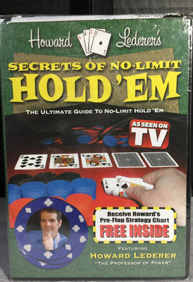 Howard Lederer - Secrets of Texas No-Limit Hold Em (DVD, 2005) SEALED