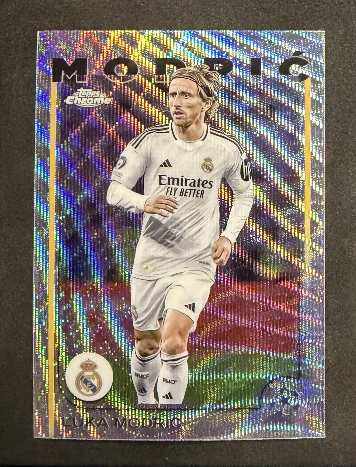 2024-25 Topps Chrome Uefa Club Competitions - Luka Modric #149 Wave Refractor