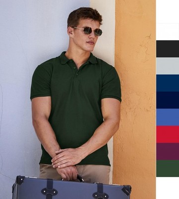 3er Pack Herren Poloshirt Fruit of the Loom Heavyweight Hemd 63-204-0