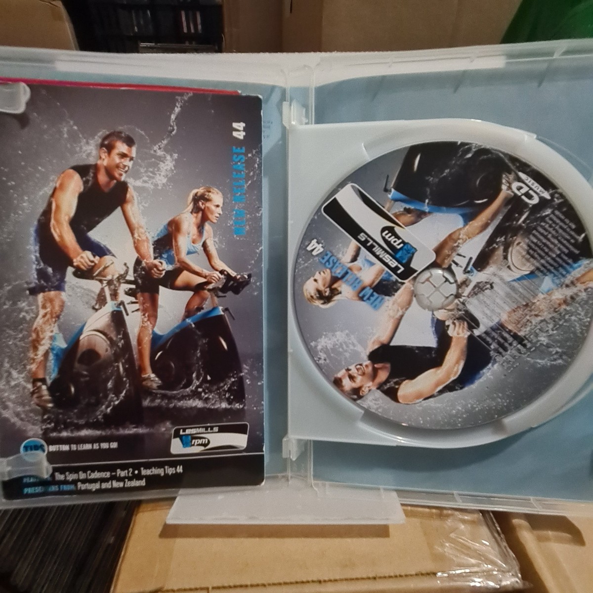 LES MILLS RPM 44 DVD + CD + BOOKLET SET - WORKOUT FITNESS BODY