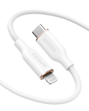 Anker 641 Flow iii USB-C to Lightning Cable 6ft. - Cloud White - MFi-Certified