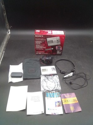 Sony MD Walkman MZ-R50 Portable Minidisc Player Recorder - Bundle
