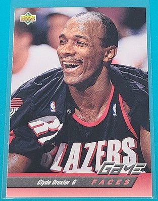 1992  Upper Deck #486 Clyde Drexler Portland Trail Blazers Basketball Card E6