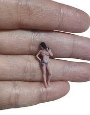 Diorama Scena Prop 1:64 Sexy Fiore Tatuaggio Ragazza Bambola Anime Miniatura Figure Giocattoli