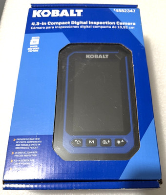 Kobalt Digital Inspection Camera 4.3'' LCD Screen + 32GB Card + Batteries *SEALED