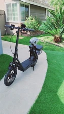 electric scooter with seat