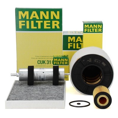 MANN Filterset 4-tlg für AUDI A4 (B9) A5 (F5) Q5 (FY) 2.0/30/35/40TDI 122-190 PS