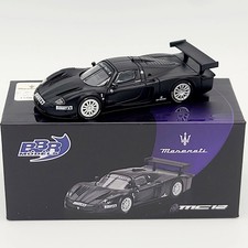 BBR Models Maserati MC12 Competizione Test Fiorano 2004 - 1:64, Matte Black