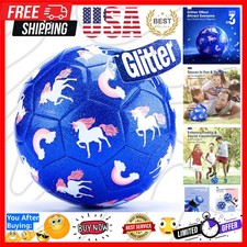 Soccer Ball Size 3 with Pump Deflated  Mesh Bag - Soccer Ball for Girls Boys...