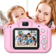 1080P Kids Mini Digital Camera Camcorder Video USB Rechargeable With 32G TF Card
