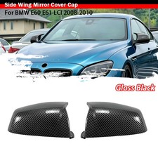 2 St�ck Carbon Optik Spiegelkappen Au�enspiegel F�r BMW E60 E61 Facelift 08-10